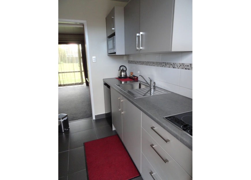 fully-equipped kitchen of family unit